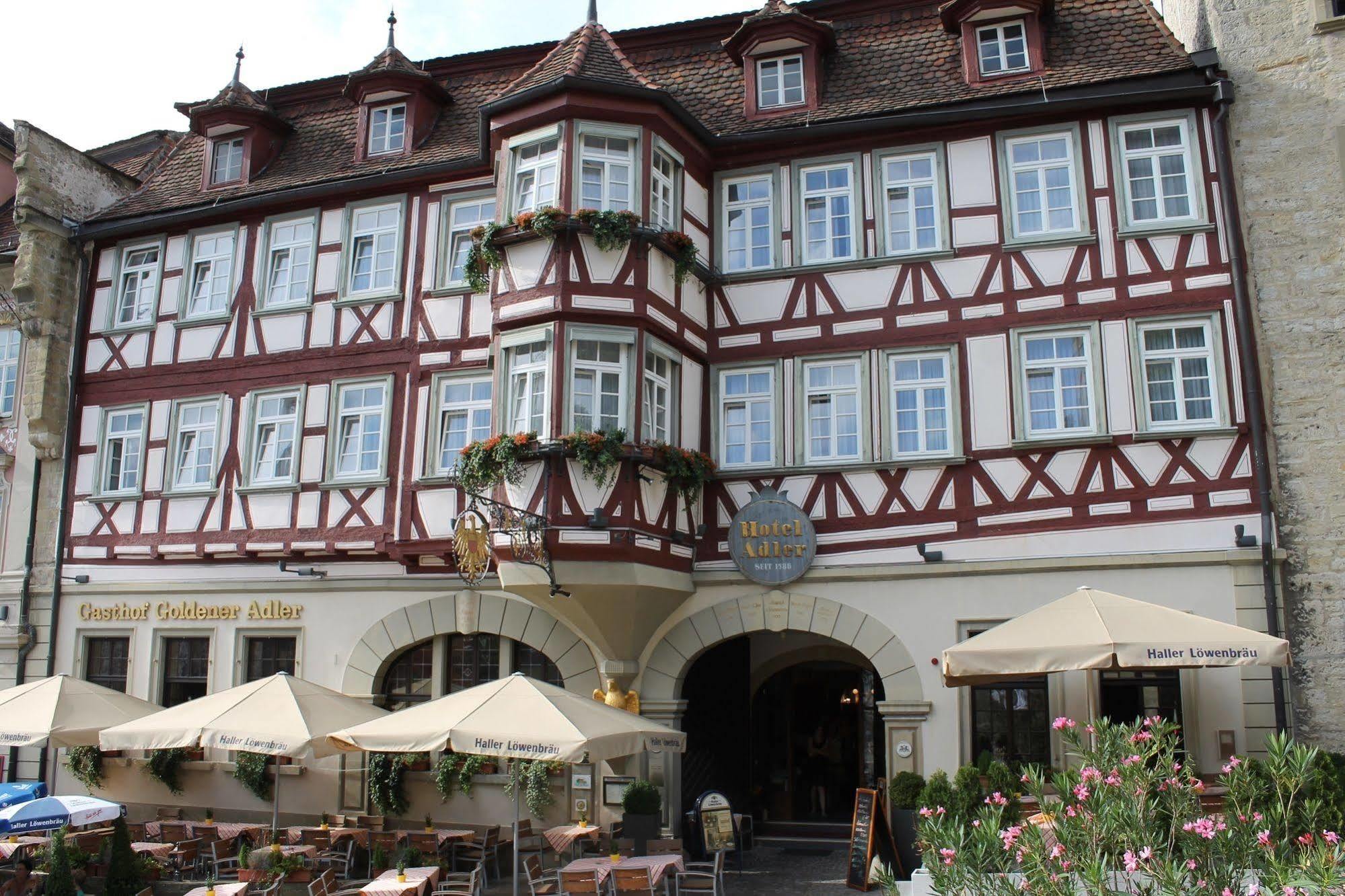 Stadt-Gut-Hotel Gasthof Goldener Adler Schwäbisch Hall Eksteriør bilde